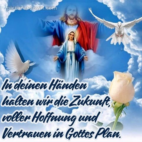 Glückwünsche zur taufe karte bild Tauben kostenlos