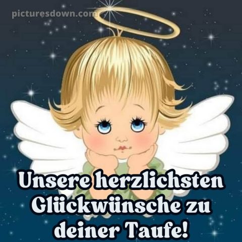 Glückwünsche zur taufe karte bild Sterne kostenlos