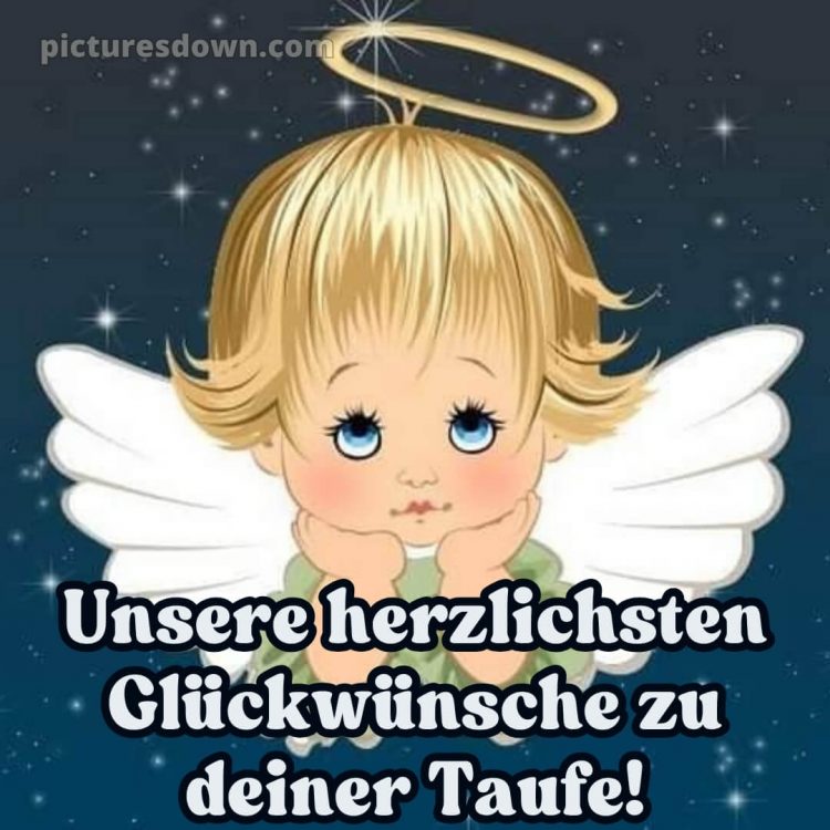 Glückwünsche zur taufe karte bild Sterne kostenlos