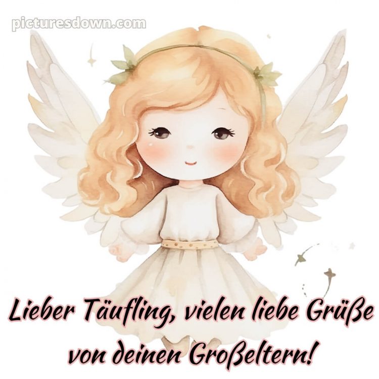 Glückwünsche zur taufe von den großeltern kurz bild Mädchen kostenlos
