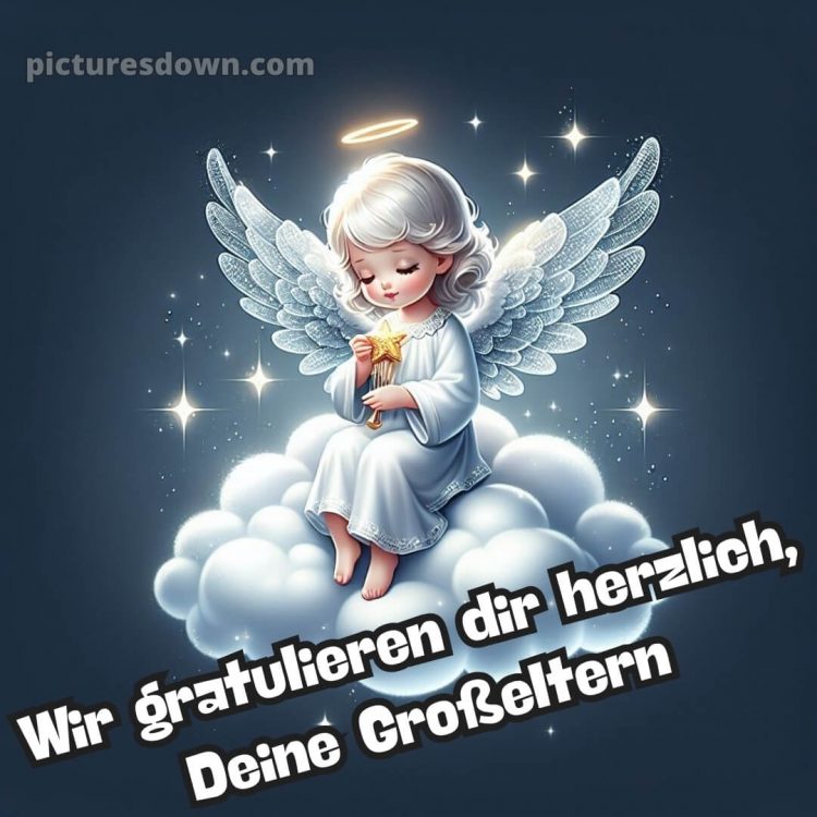 Glückwünsche zur taufe von den großeltern kurz bild Sterne kostenlos