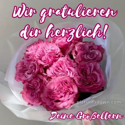 Glückwünsche zur taufe von den großeltern kurz bild Bouquet kostenlos