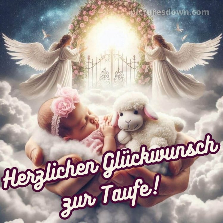 Glückwünsche zur taufe von den großeltern kurz bild Wolken kostenlos