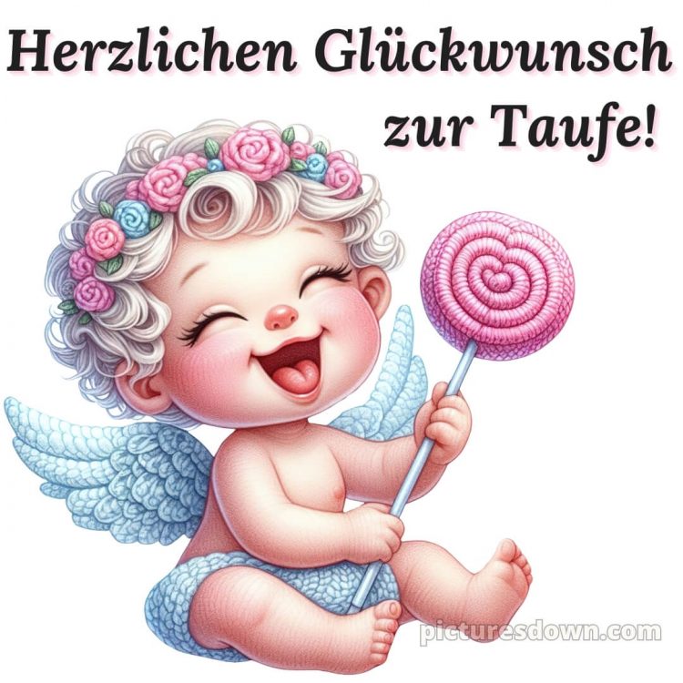 Glückwünsche zur taufe von den großeltern kurz bild Lollipop kostenlos