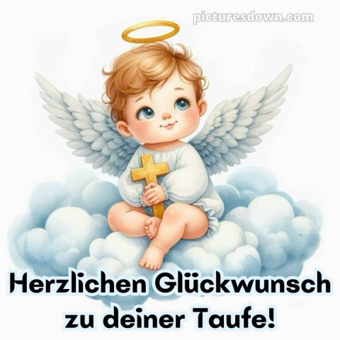 Glückwünsche zur taufe von oma und opa bild Wolke kostenlos