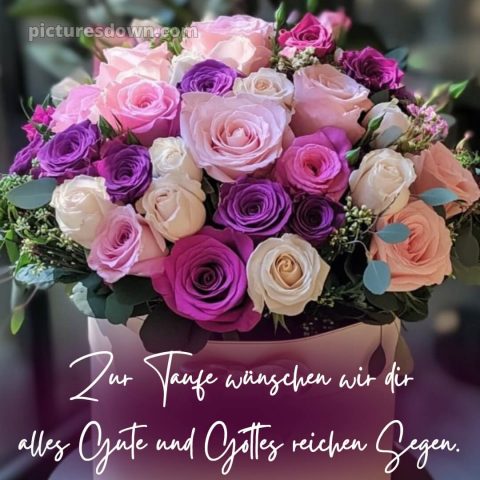 Glückwünsche zur taufe von oma und opa bild Blumen kostenlos