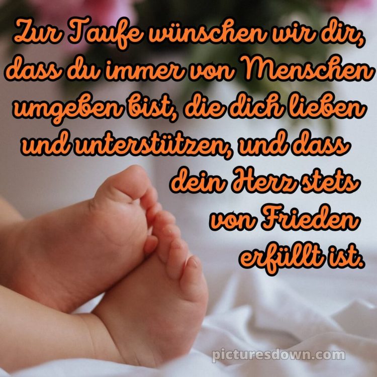 Glückwünsche zur taufe von oma und opa bild Füße kostenlos