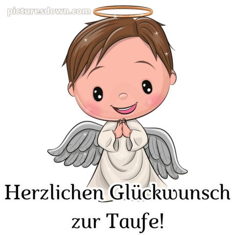 Glückwünsche zur Taufe von Paten bild Lächeln kostenlos