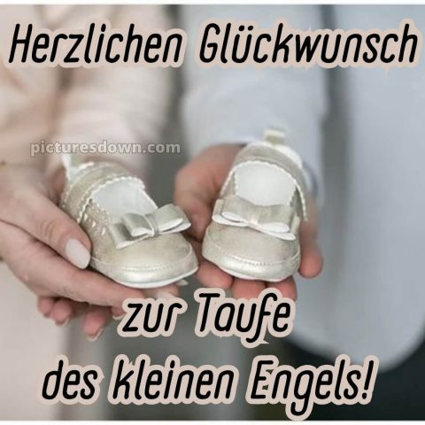 Glückwünsche zur Taufe von Paten bild Pignetten kostenlos