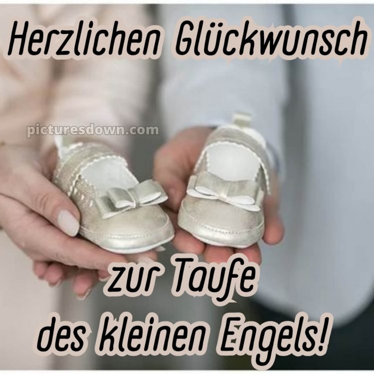 Glückwünsche zur Taufe von Paten bild Pignetten kostenlos