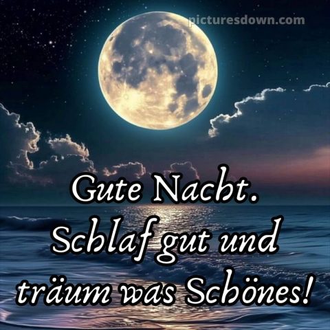 Gute nacht bilder bild Meer kostenlos