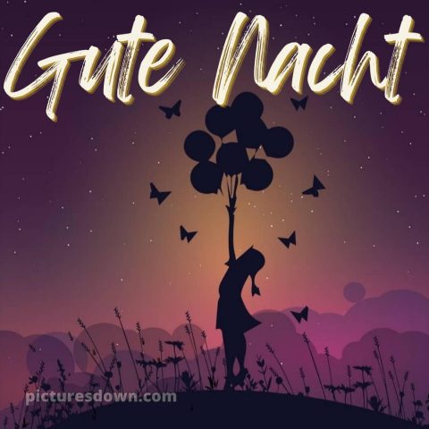 Gute nacht bilder für whatsapp bild Luftballons kostenlos