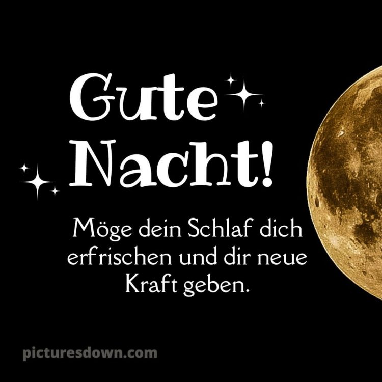 Gute nacht bilder für whatsapp bild Mond kostenlos