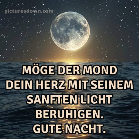 Gute nacht bilder kostenlos bild Mond kostenlos