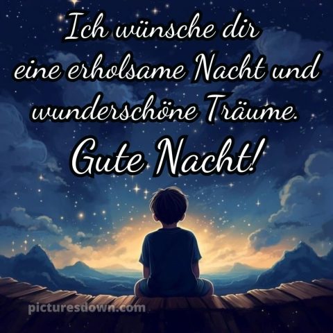 Gute nacht bilder kostenlos bild Junge kostenlos