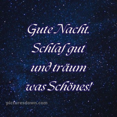 Gute nacht bilder neu bild Sternenhimmel kostenlos