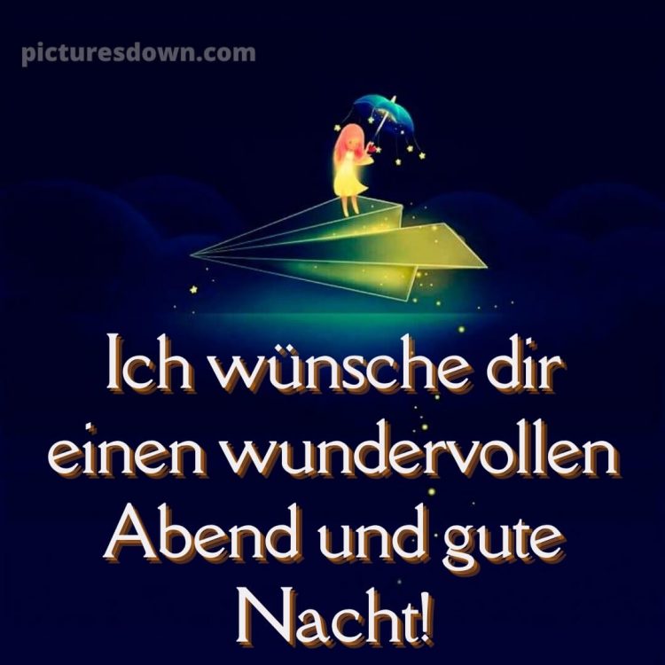Guten abend gute nacht bilder kostenlos bild Flugzeug kostenlos