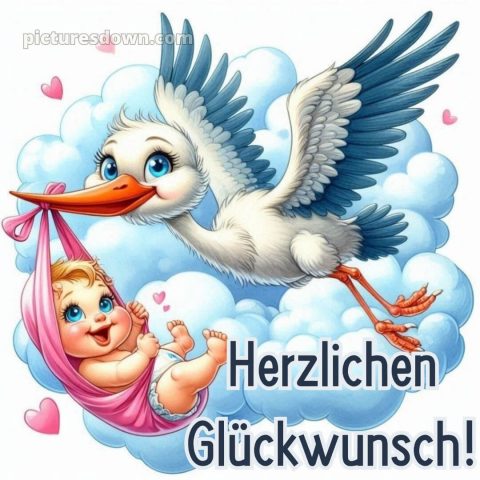 Liebevolle glückwünsche zur geburt bild Kind kostenlos