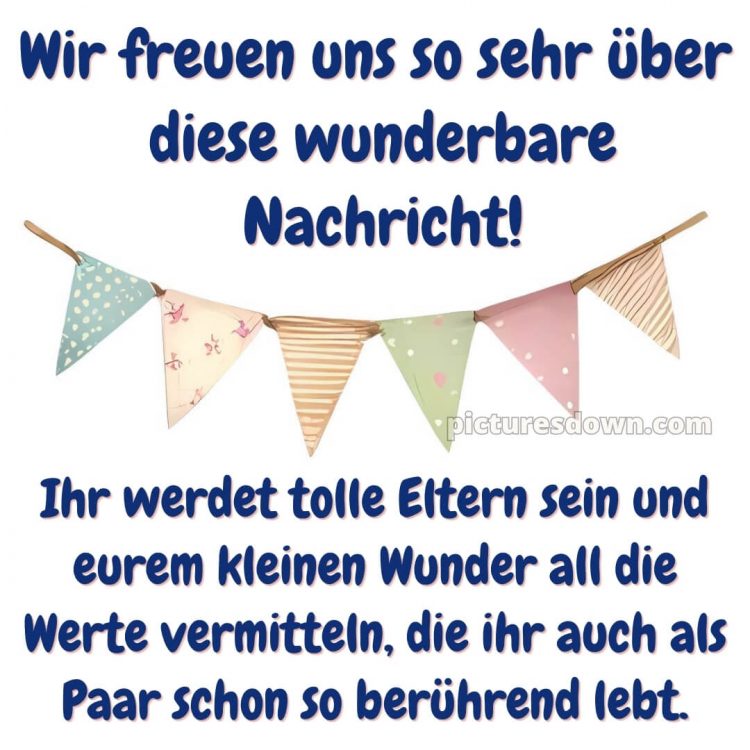 Liebevolle glückwünsche zur geburt bild Flaggen kostenlos