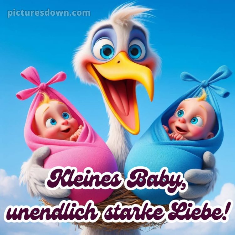 Liebevolle glückwünsche zur geburt bild Kinder kostenlos