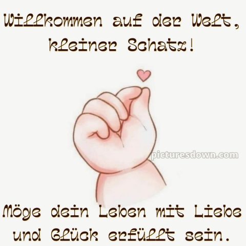 Liebevolle glückwünsche zur geburt bild Herz kostenlos