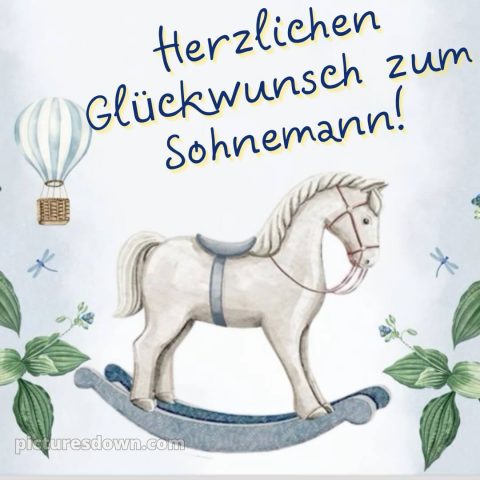 Liebevolle glückwünsche zur geburt junge bild Pferd kostenlos