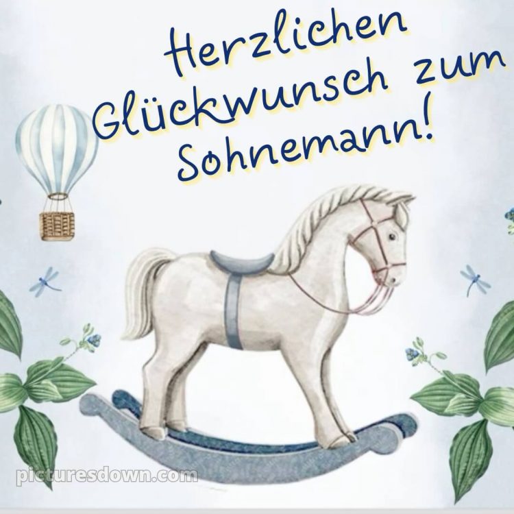 Liebevolle glückwünsche zur geburt junge bild Pferd kostenlos