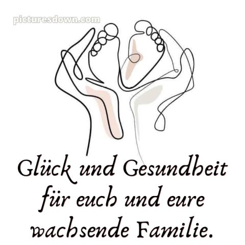 Liebevolle glückwünsche zur geburt kurz bild Füße kostenlos