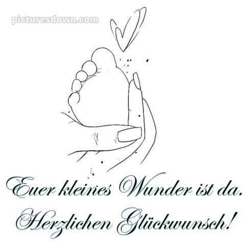 Liebevolle glückwünsche zur geburt kurz bild Herz kostenlos
