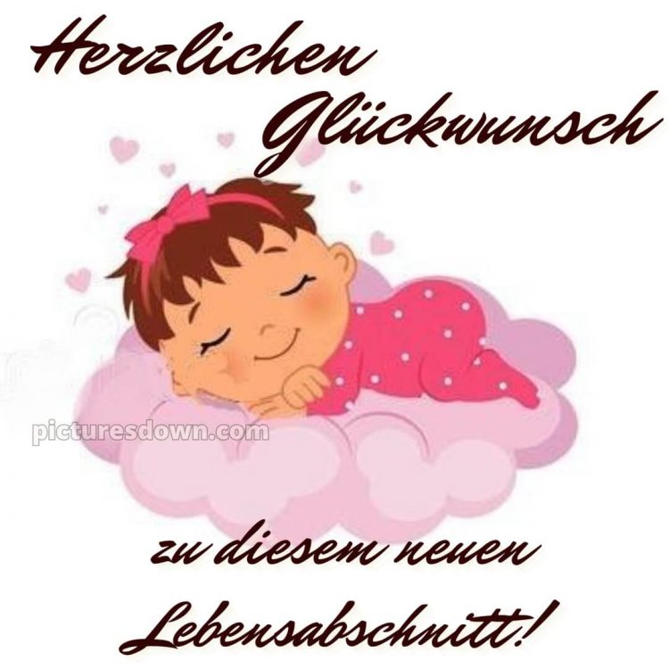 Liebevolle glückwünsche zur geburt kurz bild Säugling kostenlos