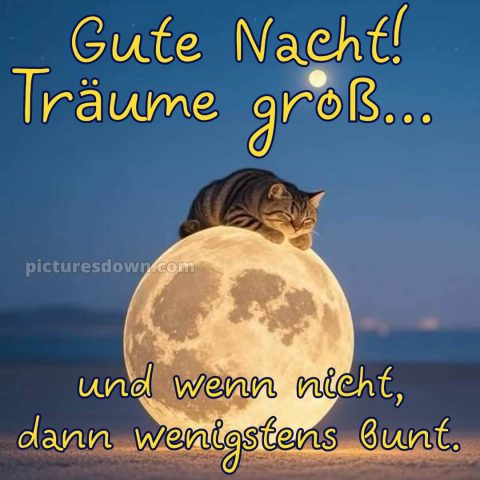 Lustig schönen abend und gute nacht bilder bild Mond kostenlos
