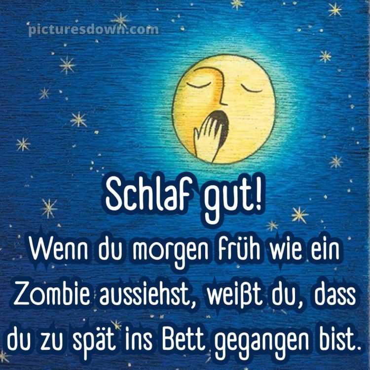 Lustig schönen abend und gute nacht bilder bild Gähnen kostenlos