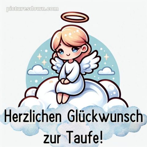 Oma Glückwünsche zur Taufe von den Großeltern bild Wolke kostenlos