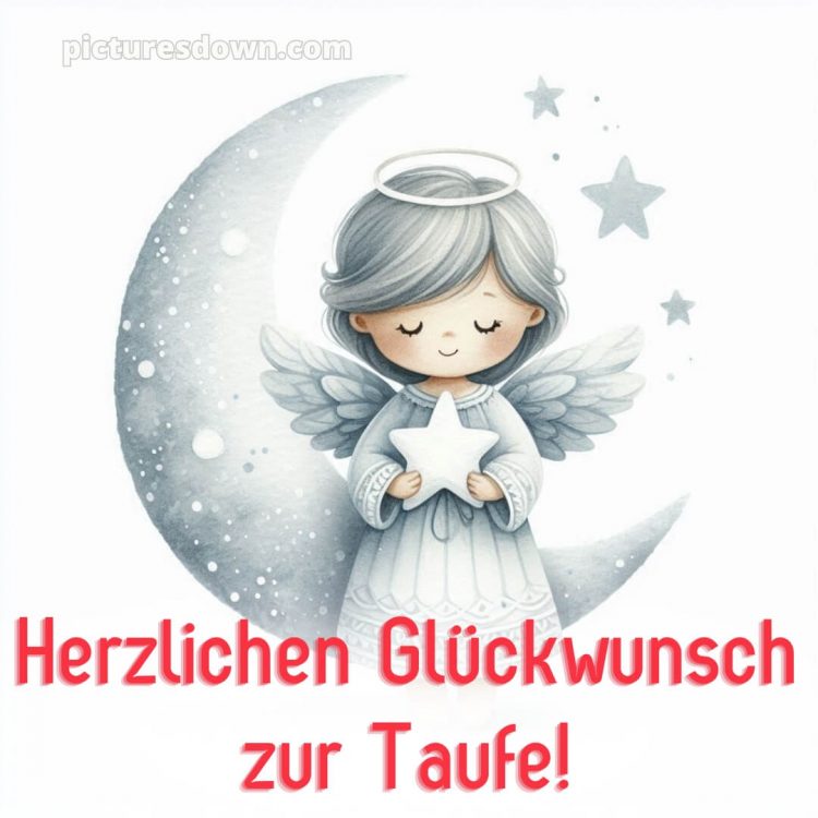 Oma Glückwünsche zur Taufe von den Großeltern bild Mond kostenlos