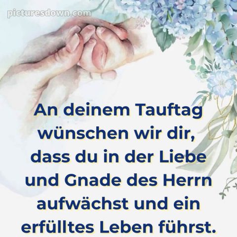 Taufspruch glückwünsche zur taufe von den großeltern bild Hände kostenlos