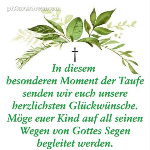 Taufspruch oma glückwünsche zur taufe von den großeltern bild Blätter kostenlos