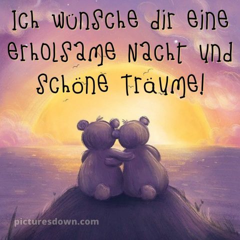 Wunderschöne gute nacht bilder bild Sonnenuntergang kostenlos