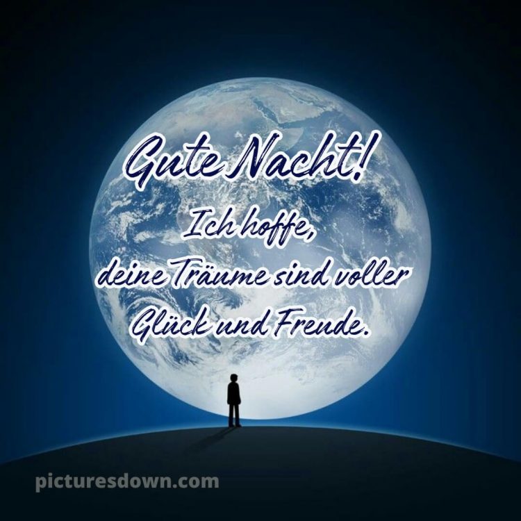 Wunderschöne gute nacht bilder kostenlos bild Mond kostenlos