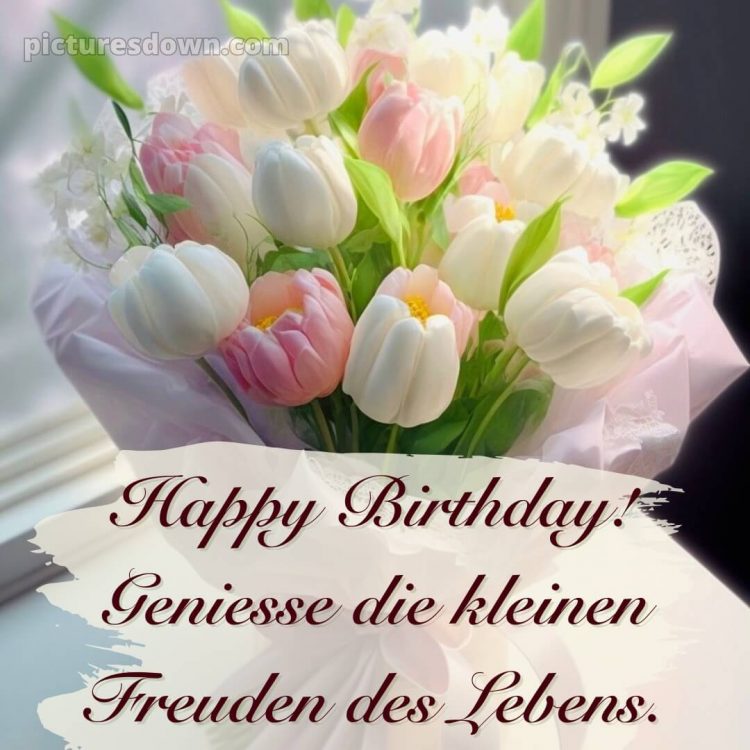 Blumenstrauß alles gute zum geburtstag blumen bild Zärtlichkeit kostenlos
