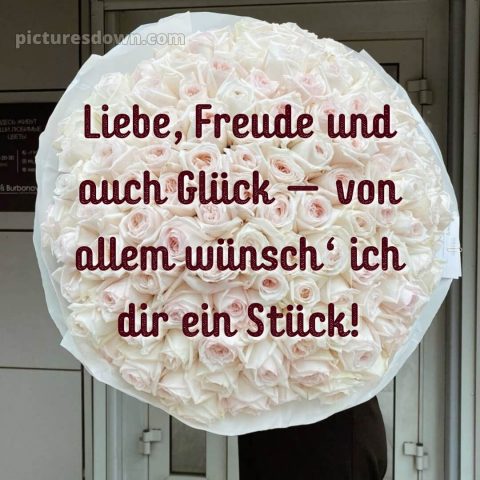 Blumenstrauß geburtstag bild Rosen kostenlos