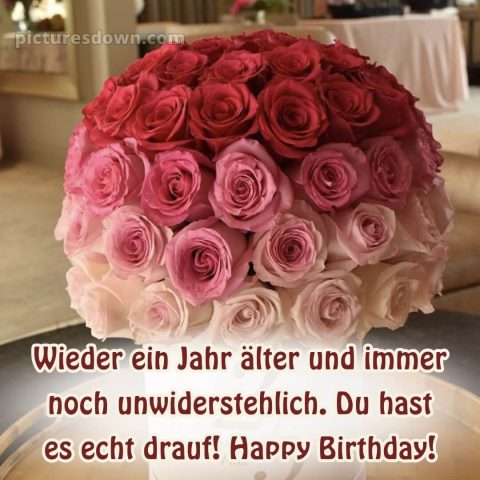 Blumenstrauß geburtstag bild drei Farben kostenlos