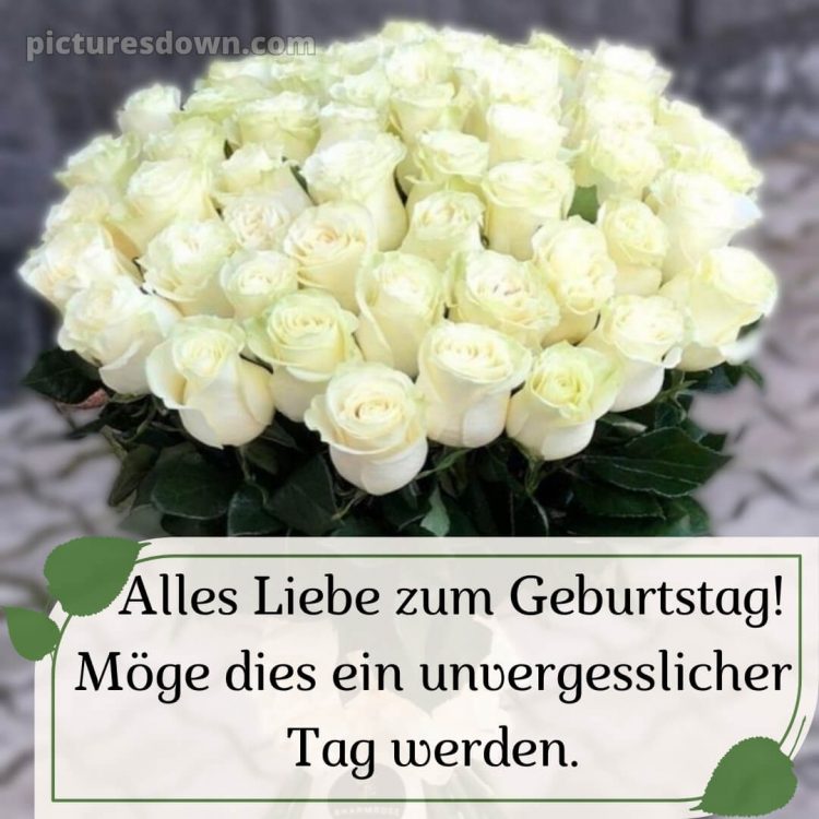 Blumenstrauß herzlichen glückwunsch zum geburtstag bild Bouquet kostenlos