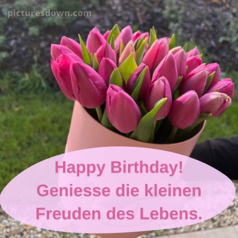 Blumenstrauß herzlichen glückwunsch zum geburtstag bild Box kostenlos