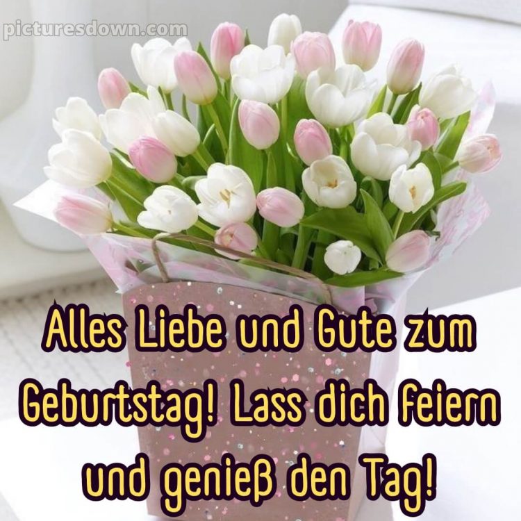 Blumenstrauß zum Geburtstag bild Box kostenlos