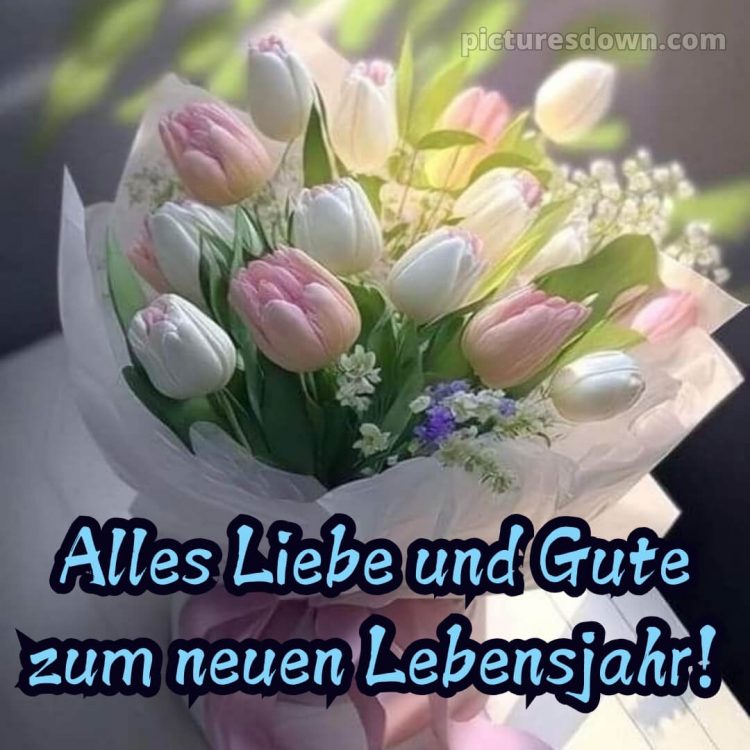 Geburtstag blumenstrauß bild Bouquet kostenlos