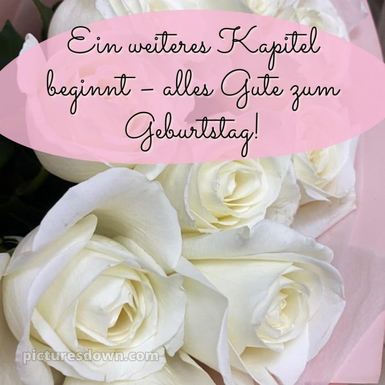 Geburtstag blumenstrauß bild Rosen kostenlos