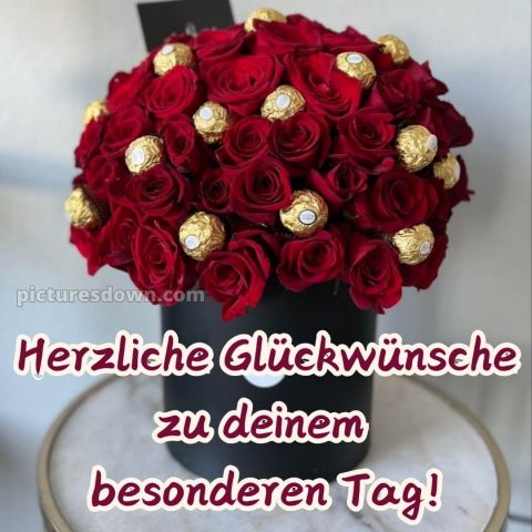 Geburtstag blumenstrauß bild Box kostenlos