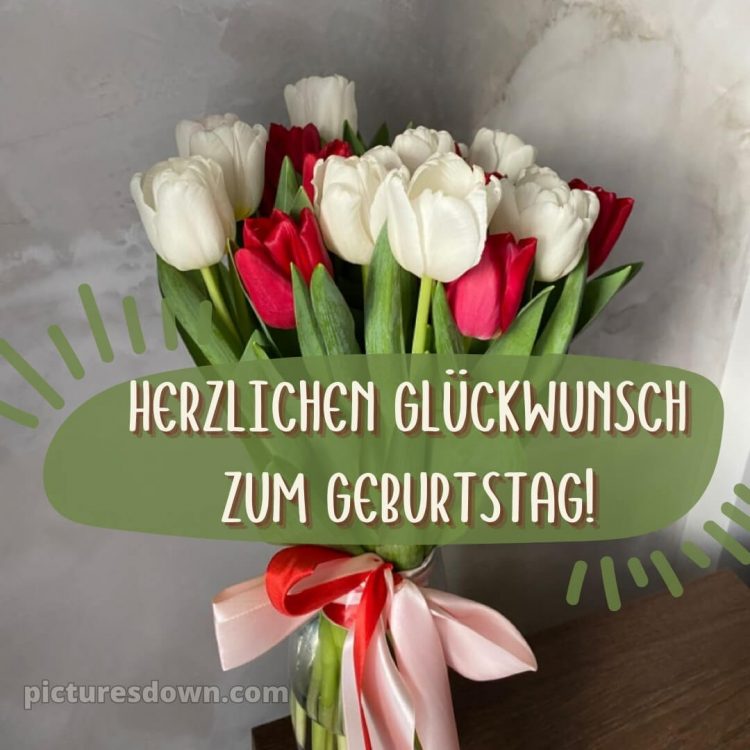 Geburtstag blumenstrauß bild Band kostenlos
