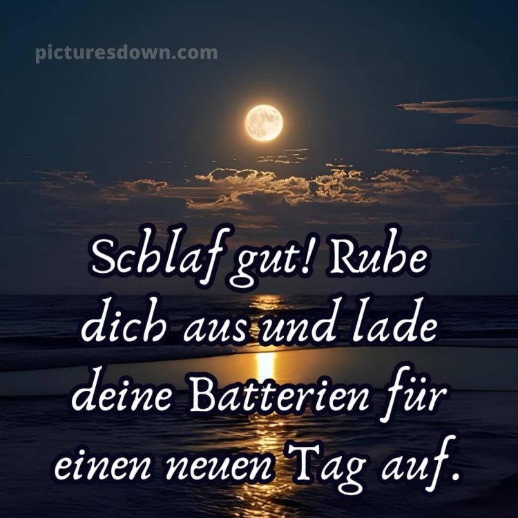 Gute nacht bilder neu kostenlos bild Meer kostenlos