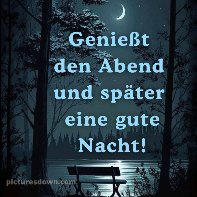 Guten abend gute nacht bilder bild Bank kostenlos